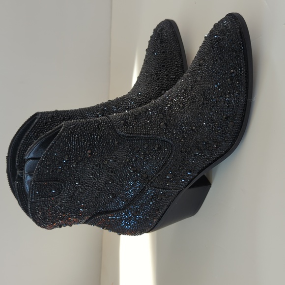 NWT Corky's Rhinestone Round Toe Booties - Picture 7 of 8